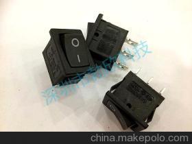 【船形開關(guān) 翹板開關(guān)船型開關(guān) 電源開關(guān)KCD1-102全黑 多國認證 環(huán)保】價格,廠家,圖片,電工開關(guān),深圳勃欣科技-