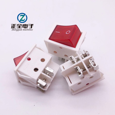 廠家供應(yīng) KCD4船型開(kāi)關(guān)25*32螺絲腳電源開(kāi)關(guān) 螺絲孔4腳翹板開(kāi)關(guān)